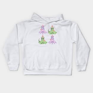 Party Hat Unicorns and Dragons Kids Hoodie